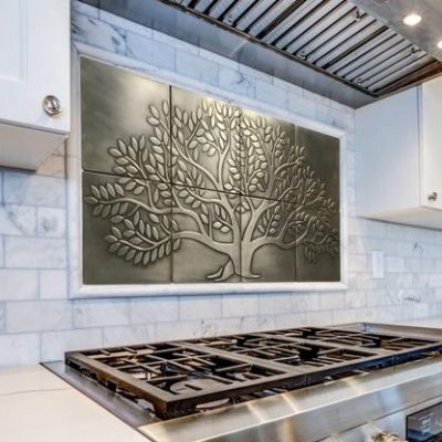 stainless steel tiles for backsplash