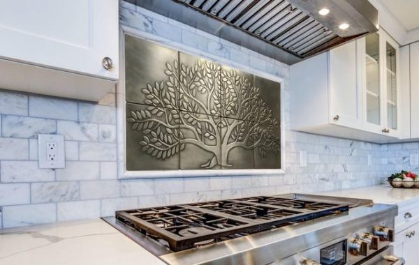 stainless steel tiles for backsplash