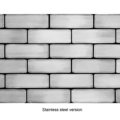 24 handmade stainless steel tiles