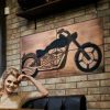 motorcycle copper tiles