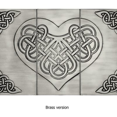 celtic heart stainless steel tiles
